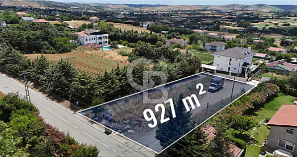 Çatalca Çakılda 927 m² Cadde Cepheli Villa Yerleşiminde Arsa