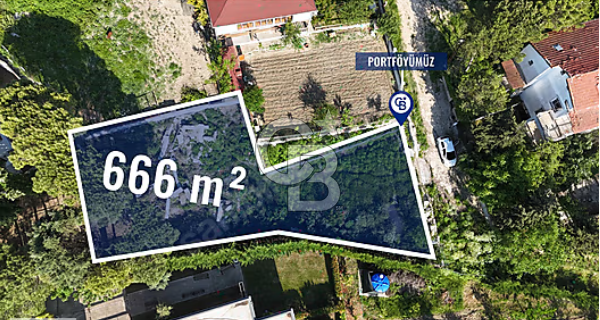 Kabakçada Villa Komşulu 666 m² Arazi | Doğa, Yol ve Yerleşim