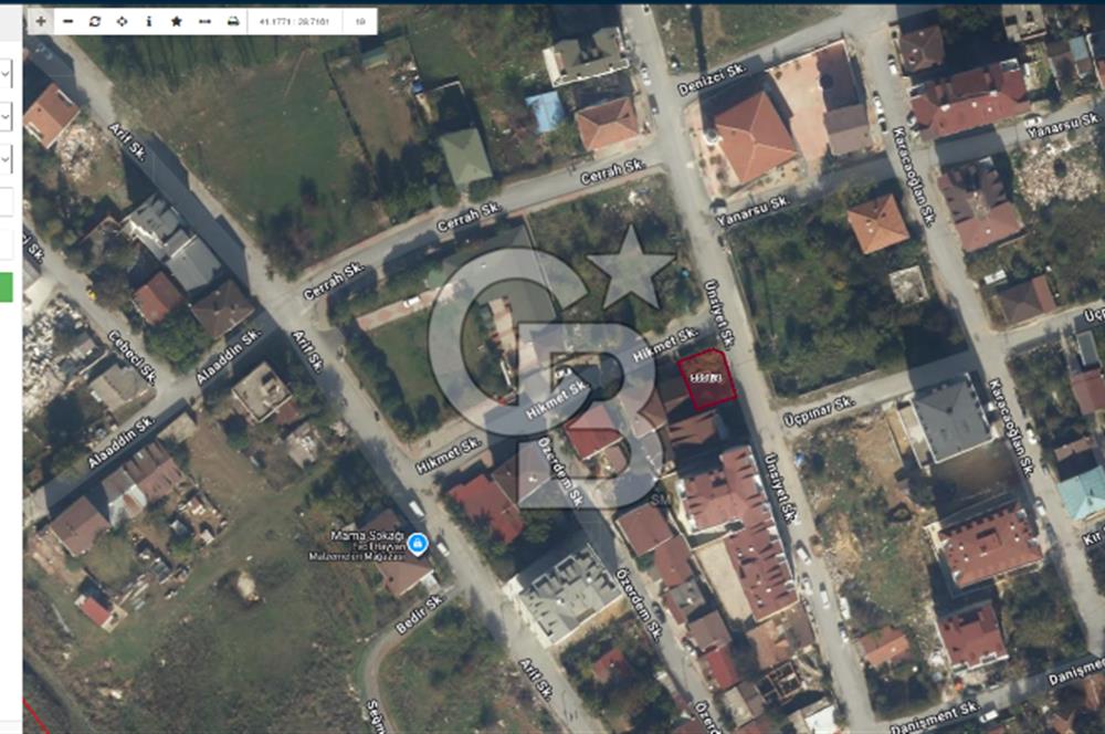 ARNAVUTKÖY HARAÇÇI MAHALLESİNDE 148 m² İMARLI KÖŞE ARSA