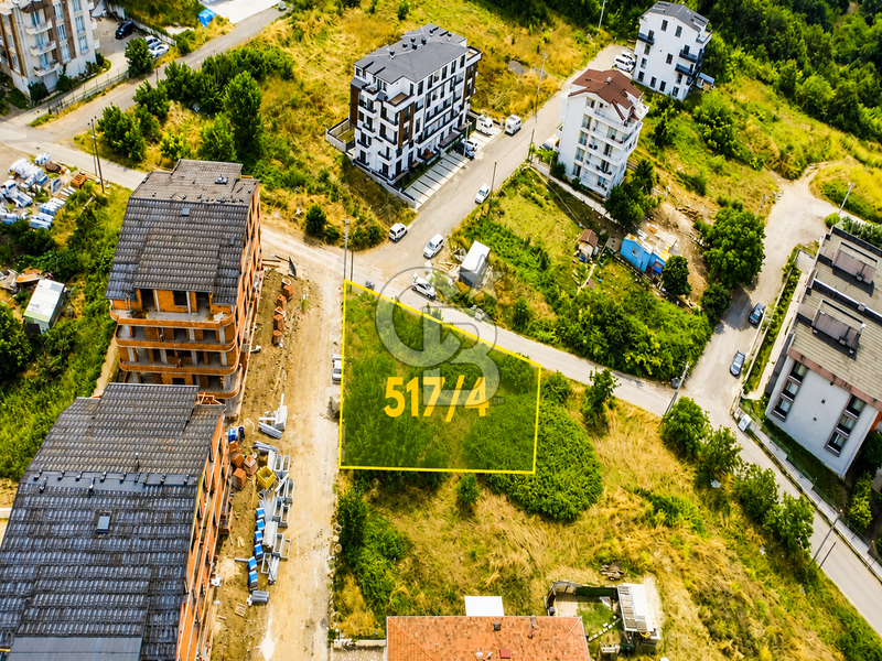 BAŞİSKELE BARBAROS MAHALLESİ'NDE SATILIK 434 m² İMARLI ARSA
