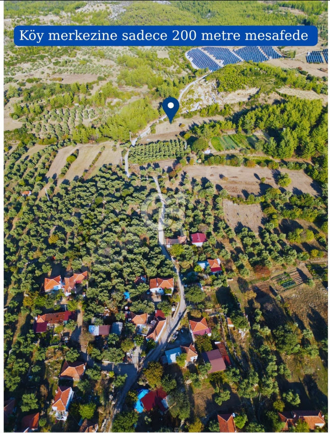 Milas Ulaş'ta Yatırıma Uygun, 54m Yol Cepheli 11.849m² Tarla