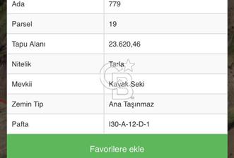 ANKARA MAMAK'DA SATILIK TARLA - 8 - 362471