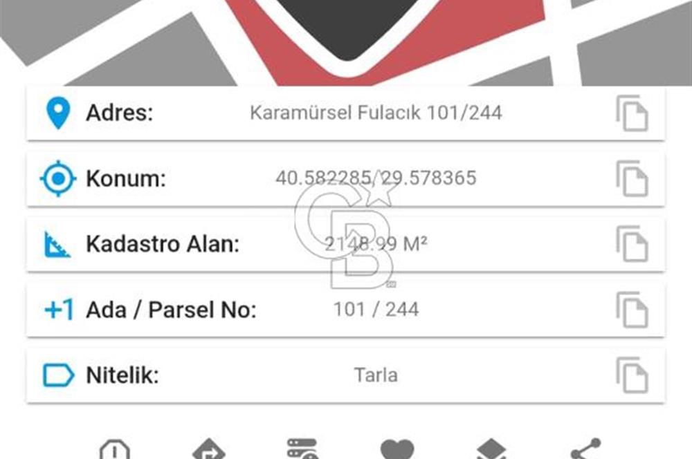 FULACIK'TA 2148 m² ORMAN VE GÖL MANZARALI %5 İMARLI TARLA