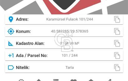 FULACIK'TA 2148 m² ORMAN VE GÖL MANZARALI %5 İMARLI TARLA