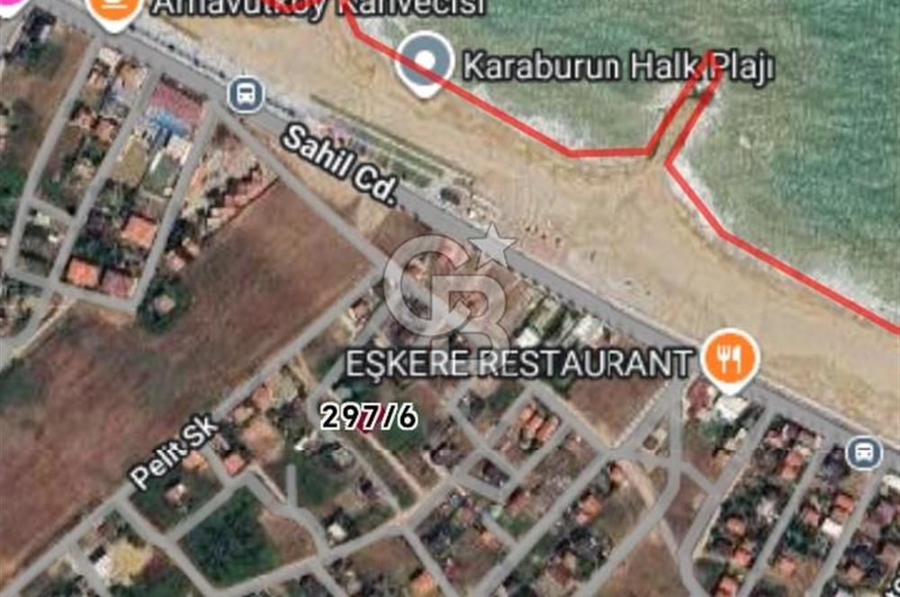 KARABURUN SAHİLE YÜRÜME MESAFESNDE 2KAT VİLLA İMARLI FIRSAT ARSA