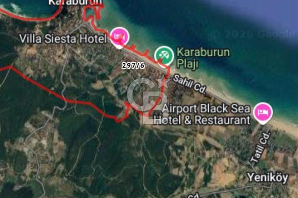KARABURUN SAHİLE YÜRÜME MESAFESNDE 2KAT VİLLA İMARLI FIRSAT ARSA