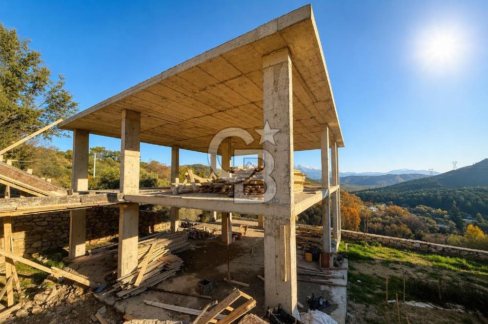 MUSELAND-FETHİYE YAKACIK TA 1303 M2 İÇİNDE SATILIK TAŞ VİLLA