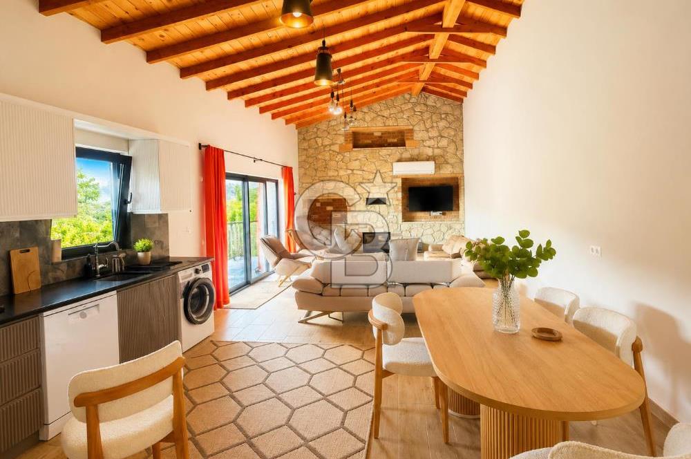 MUSELAND-FETHİYE YAKACIK TA 1303 M2 İÇİNDE SATILIK TAŞ VİLLA