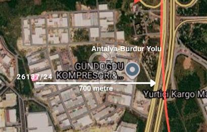 ANTALYA DÖŞEMEALTI KIRKGÖZ SANAYİ SİTESİ SATILIK TİCARİ ARSA