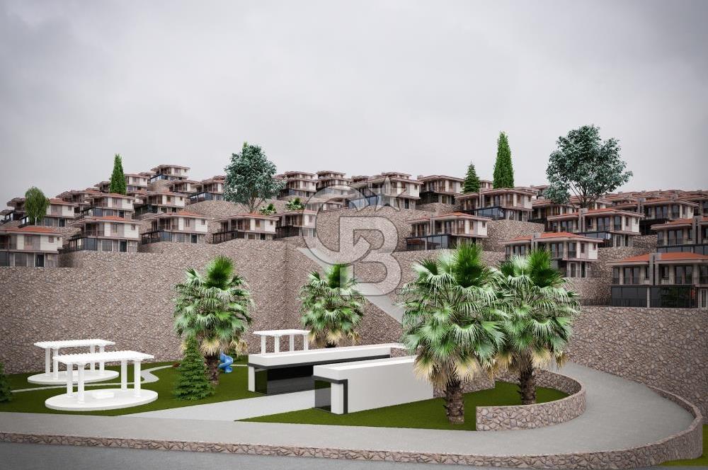 AYVALIK HACIVELİLERDE DOĞA İÇERİSİNDE PROJELİ DUBLEKS VİLLA