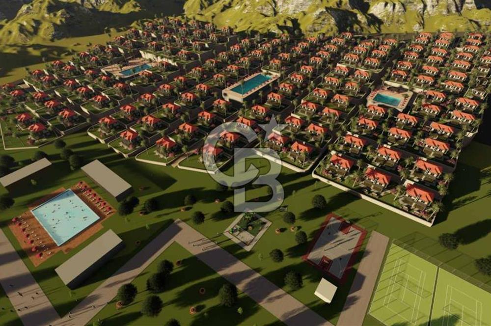 AYVALIK HACIVELİLERDE DOĞA İÇERİSİNDE PROJELİ DUBLEKS VİLLA