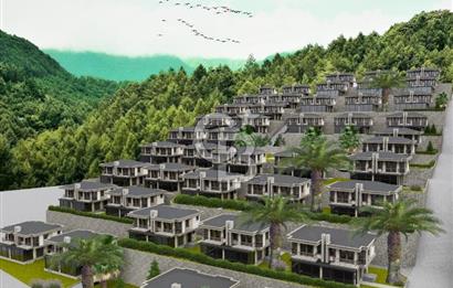 AYVALIK HACIVELİLERDE DOĞA İÇERİSİNDE PROJELİ DUBLEKS VİLLA