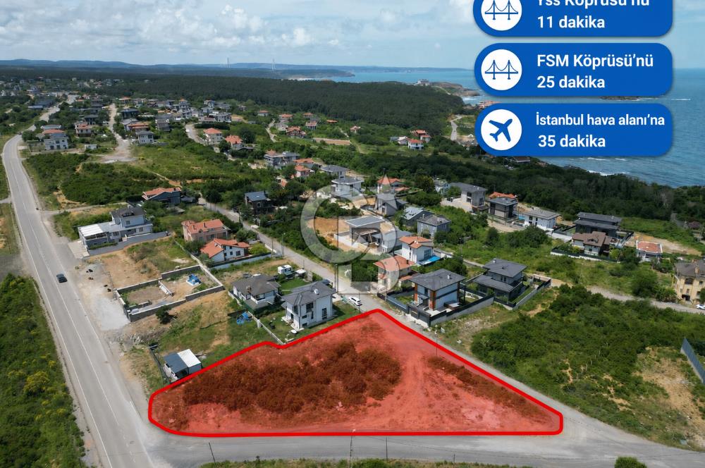 BEYKOZ RİVA'DA ANA CADDE ÜZERİNDE 1.764 m² İMARLI PARSELLER