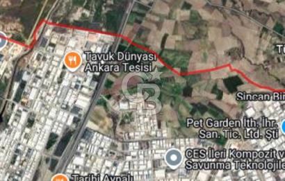 SİNCAN/TÜRKOBASI MAH'DE DAİRE TAKASLI TEK/KÖK TAPU SATILIK TARLA