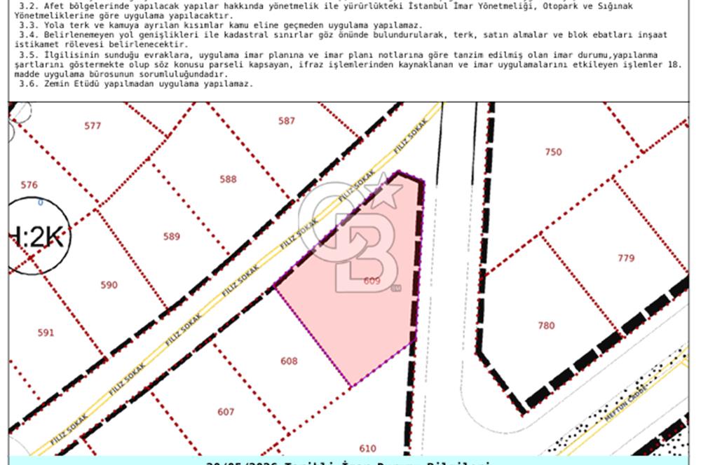 BEYKOZ RİVA'DA ANA CADDE ÜZERİNDE 1.764 m² İMARLI PARSELLER