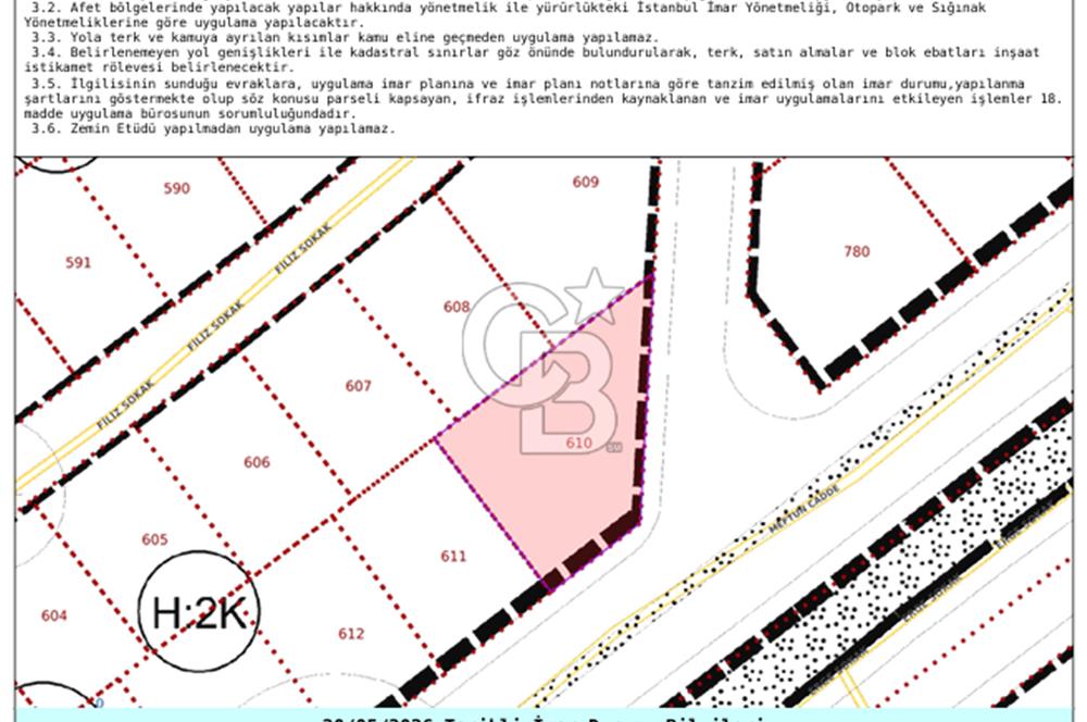 BEYKOZ RİVA'DA ANA CADDE ÜZERİNDE 1.764 m² İMARLI PARSELLER