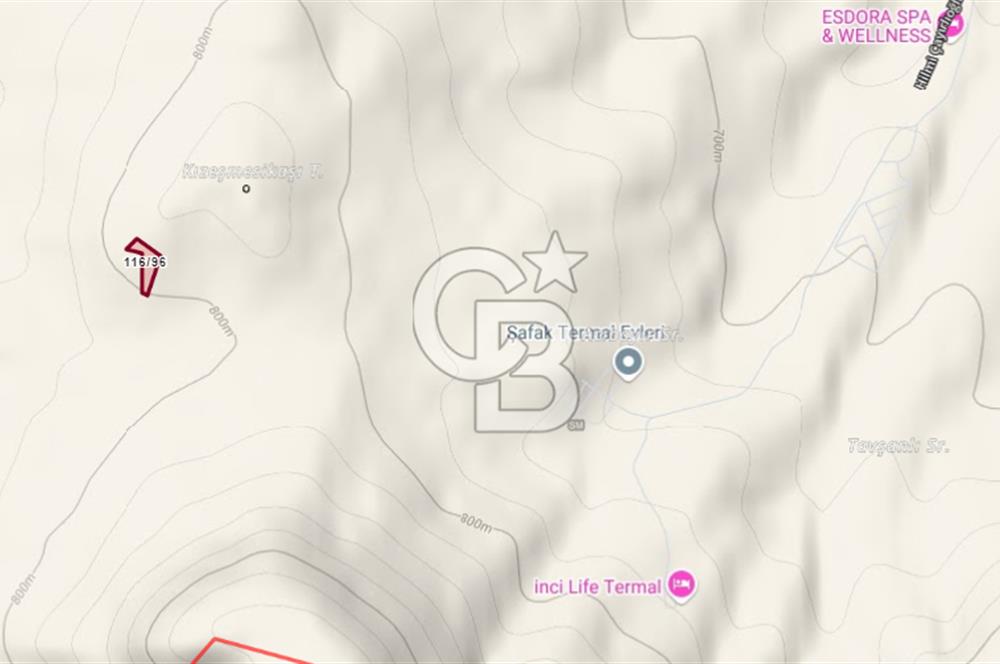 CB ELİTTEN GÜDÜL GÜNEYCE TERMAL BÖLGEYE ÇOK YAKIN 5464 M² TARLA
