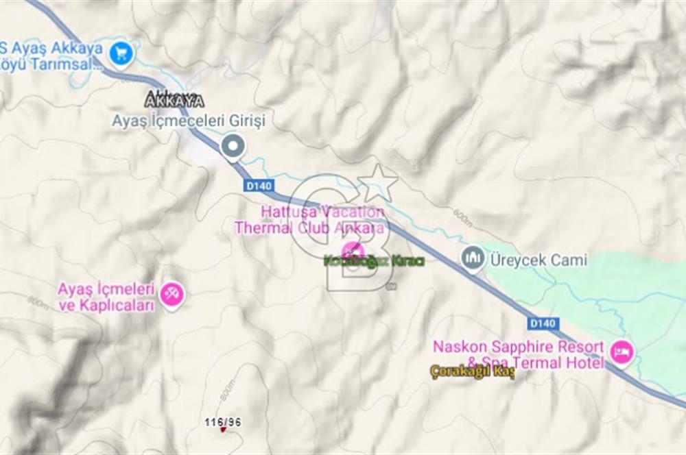 CB ELİTTEN GÜDÜL GÜNEYCE TERMAL BÖLGEYE ÇOK YAKIN 5464 M² TARLA