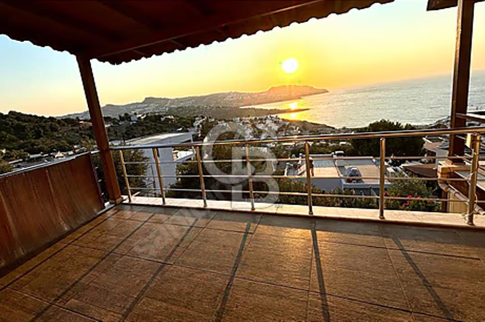 BODRUM/MUHTEŞEM DENİZ MANZARALI/VİLLA/SATILIK