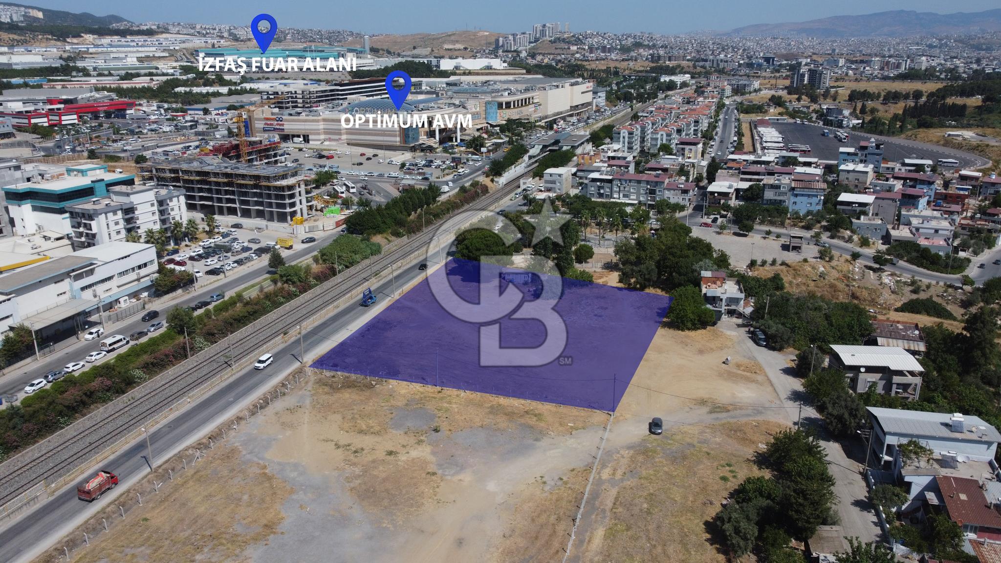 Gaziemir Optimum AVM Karşısında 3650 m2 Fırsat Arsa