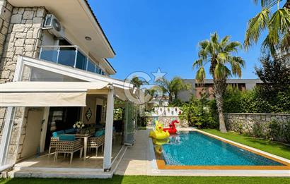 ÇEŞME ALAÇATI GÖBENE'DE SATILIK MÜSTAKİL 3+1 HAVUZLU VİLLA