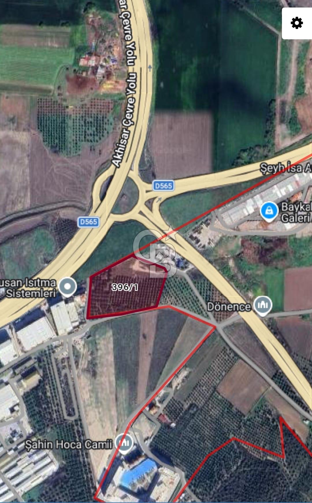Akhisar Anayol&köprülü kavşak cepheli tarla Zeytinlik