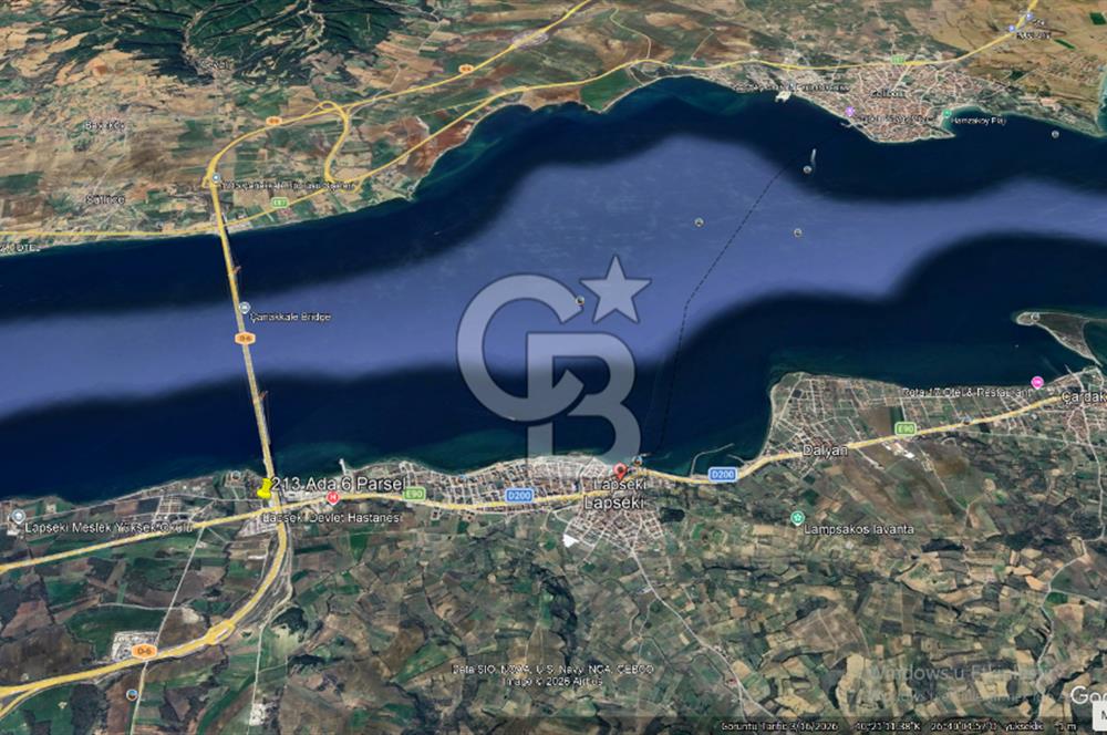 ÇANAKKALE LAPSEKİ GAZİSÜLEYMANPAŞA MAHALLESİ'NDE SATILIK İMARLI ARSA
