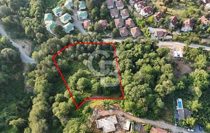 SAPANCA İLMİYE'DE PANORMİK GÖL MANZARALI 5546M2 İMARLI ARSA