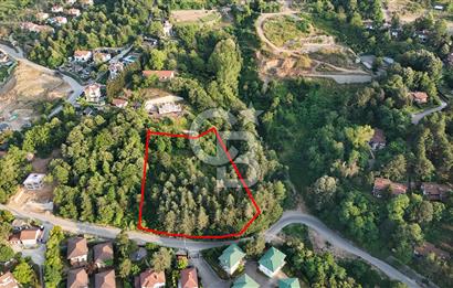 SAPANCA İLMİYE'DE PANORMİK GÖL MANZARALI 5546M2 İMARLI ARSA