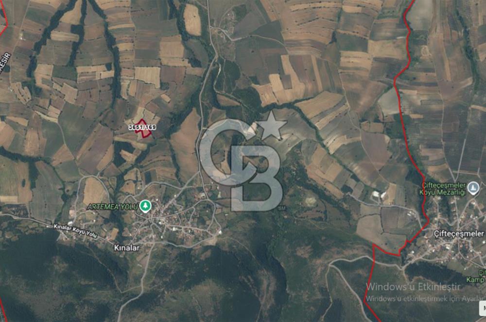 BALIKESİR GÖNEN KINALAR MAHALLESİ'NDE SATILIIK  ARAZİ