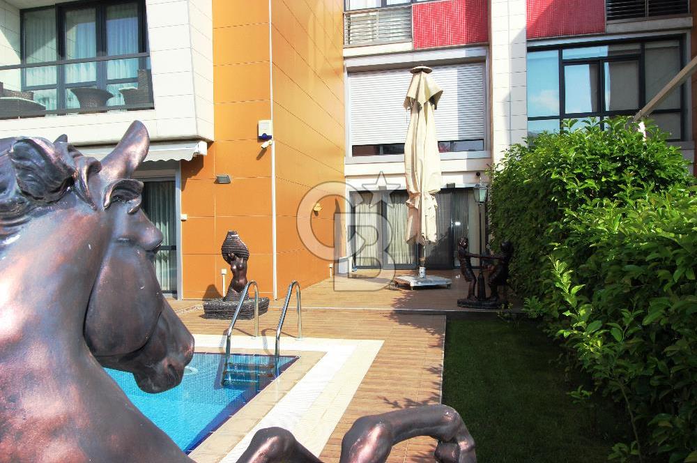 SİNPAŞ LAGÜN KİRALIK BENZERSİZ ÖZEL YAPIM HAVUZLU 320m2 4+1 İRİS BAHÇE DUBLEKS DAİRE FIRSATI