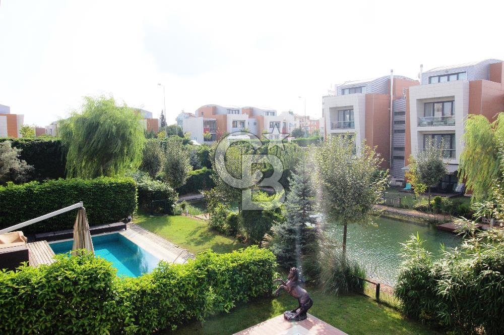 SİNPAŞ LAGÜN KİRALIK BENZERSİZ ÖZEL YAPIM HAVUZLU 320m2 4+1 İRİS BAHÇE DUBLEKS DAİRE FIRSATI