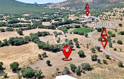 CB OPİA'DAN ELEKTRİK VE SU HATTI BULUNAN 5.631 m² SATILIK TARLA
