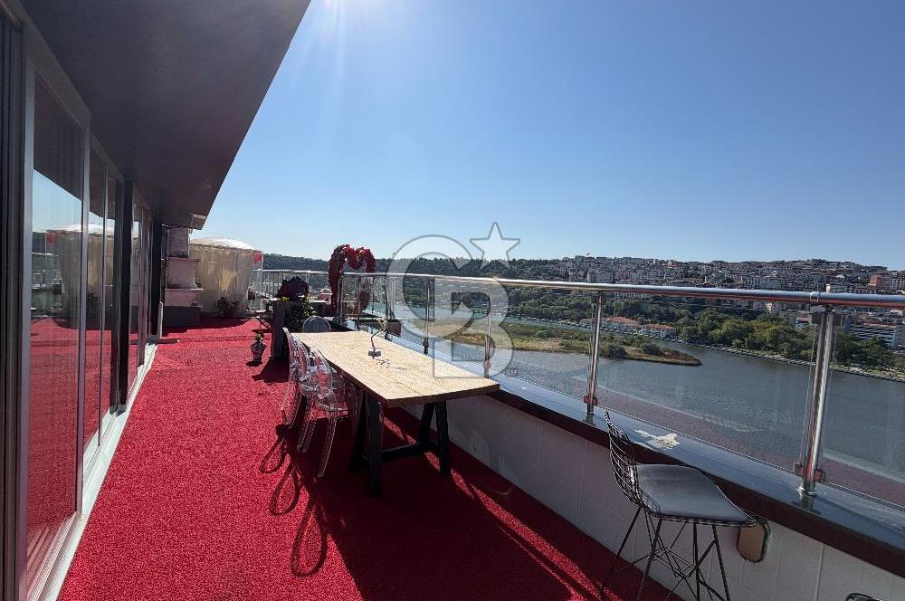 HALIC MANZARALI VE TERASLI! PLAZADA SATILIK PRESTIJLI OFIS