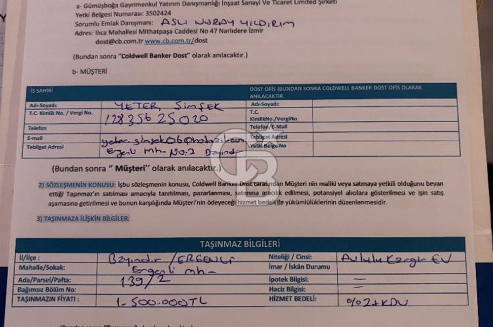 Bayındır Ergenli Köyü İçinde Satılık Avlulu Bahçeli Kagir Ev