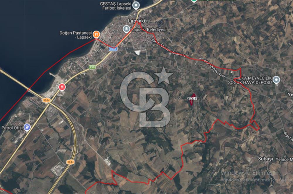 Çanakkale Lapseki’de Yola Cepheli, Meyve Ağaçlı Yatırımlık Tarla