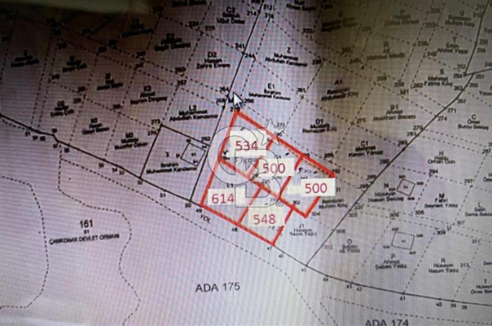 KANDIRA BABALIDA SATILIK CADDE ÜZERİ 2.700m2 ARAZİ