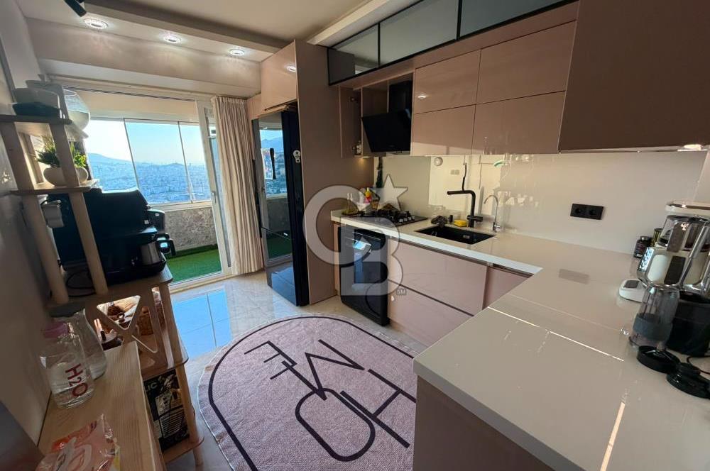 KARABAĞLAR AYDINLAR BİR SİTESİ SATILIK DENİZ MANZARALI DAİRE