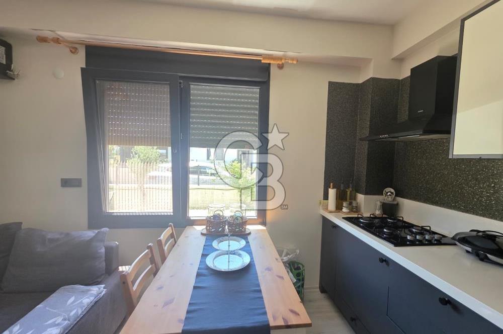 Ayvalık Altınova Kolaylı Plus'ta Havuzlu Sitede Bahçe Katı 1+1