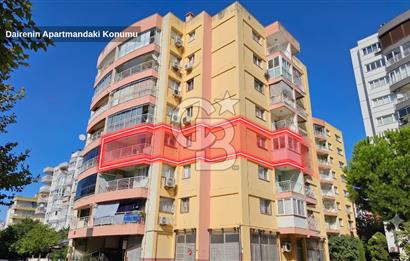 Bayraklı Soğukkuyu'da 3+1 Kiralık Daire Arakat Asansör Otopark