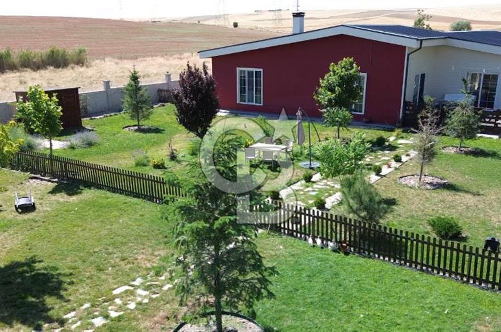 GÖLBAŞI BALLIKPINAR'DA ÇELİK KONSTRÜKSİYONLU GÖLETLİ ÇİFTLİK EVİ