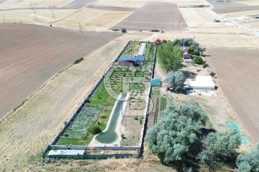 GÖLBAŞI BALLIKPINAR'DA ÇELİK KONSTRÜKSİYONLU GÖLETLİ ÇİFTLİK EVİ