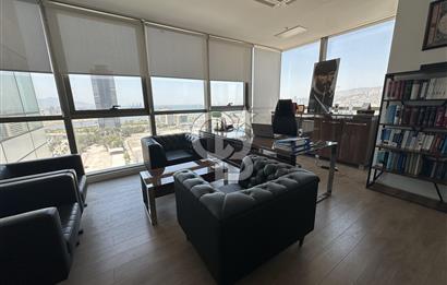 Ventus Tower Bayraklı'da Deniz Manzaralı Satılık Prestijli Ofis
