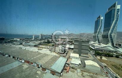 Ventus Tower Bayraklı'da Deniz Manzaralı Satılık Prestijli Ofis