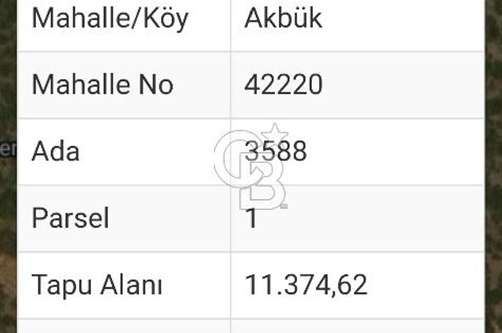 Akbukte imarlı arsa