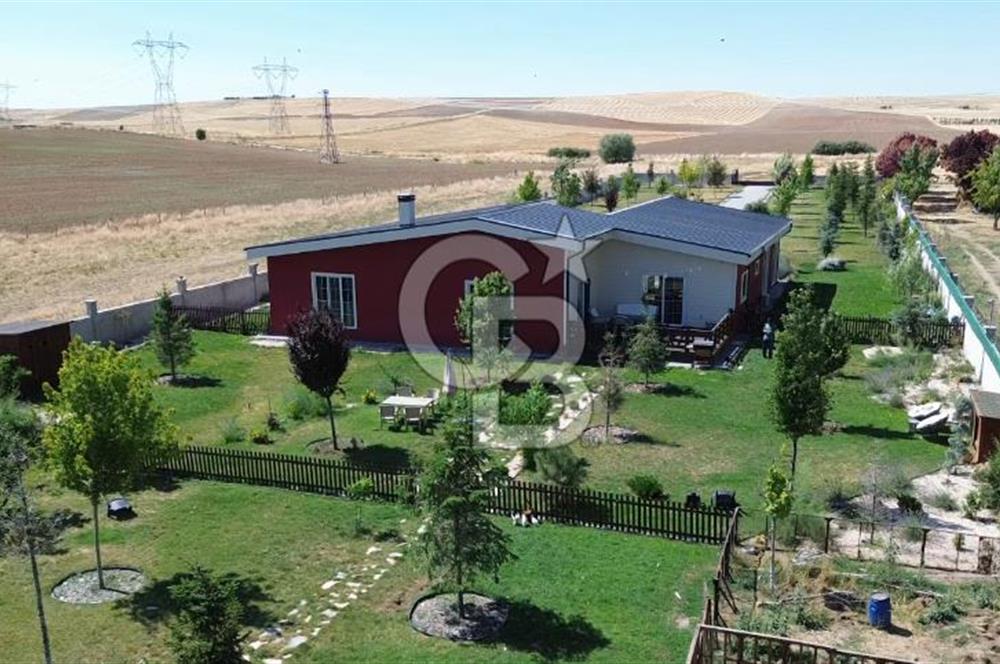 GÖLBAŞI BALLIKPINAR'DA ÇELİK KONSTRÜKSİYONLU GÖLETLİ ÇİFTLİK EVİ
