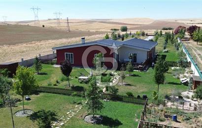 GÖLBAŞI BALLIKPINAR'DA ÇELİK KONSTRÜKSİYONLU GÖLETLİ ÇİFTLİK EVİ