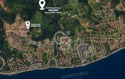 Çandarlı Deniz Manzaralı 396m² Villa İmarlı Arsa -Folkart Yakını