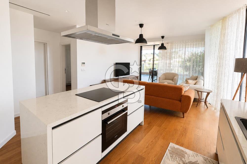 Çeşme Folkart Blu Deniz&Havuz Cepheli Kiralık Teraslı 2.5+1 Suit