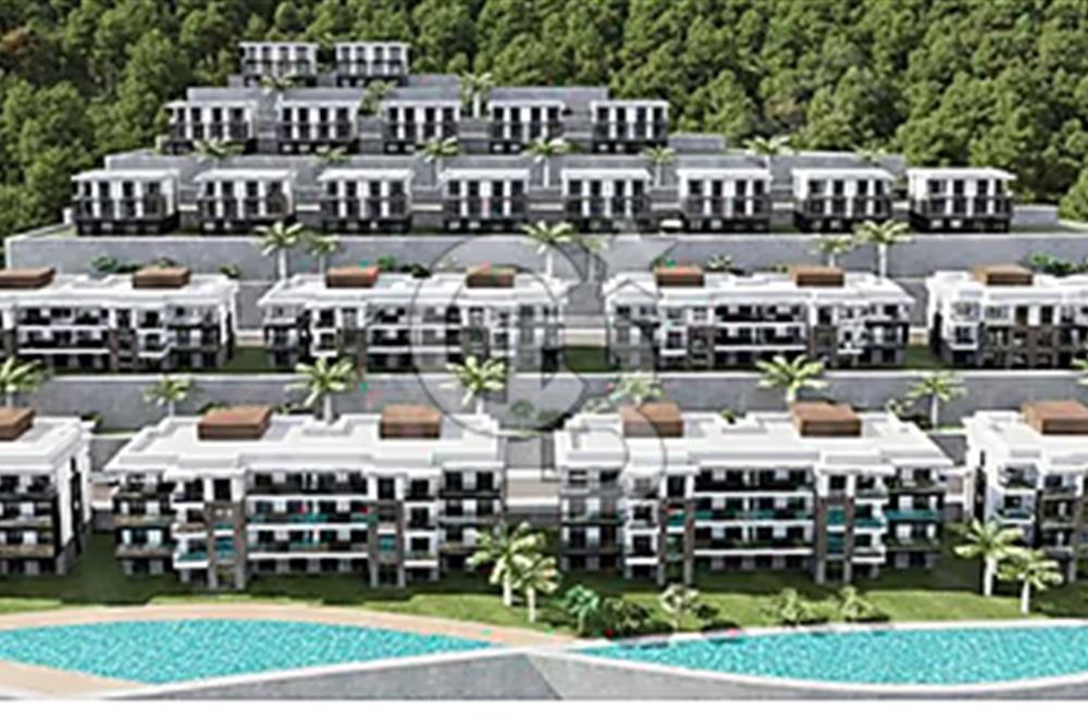 DİDİM AKBÜK'TE PANORAMİK DENİZ MANZARALI PRESTİJLİ PROJEDE 1+1